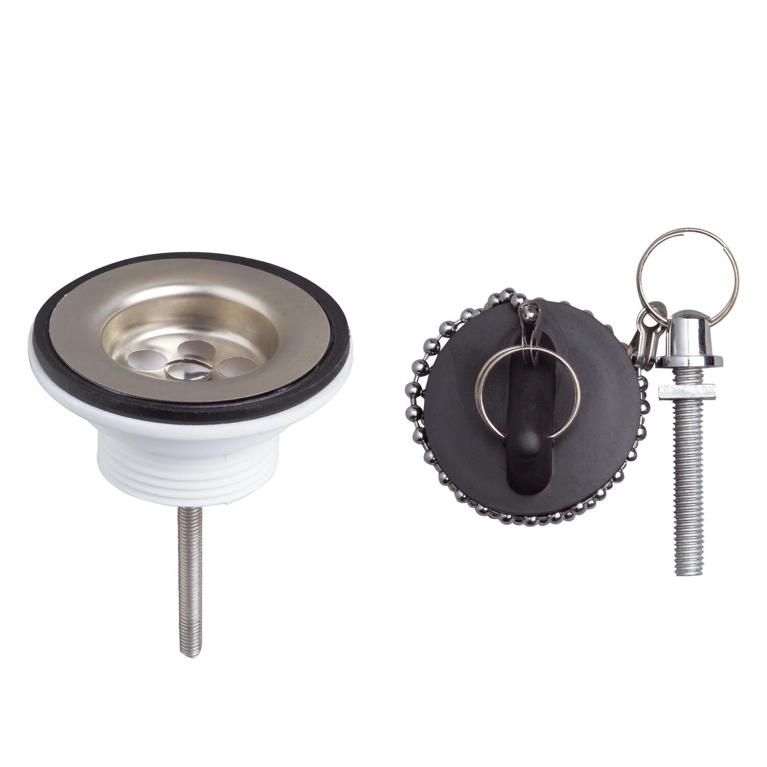 Bonde de lavabo à fermeture à bouchon - INVENTIV