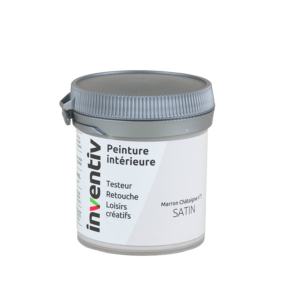 Testeur Peinture intérieure satin 0,08L Marron chataigne 7 - INVENTIV