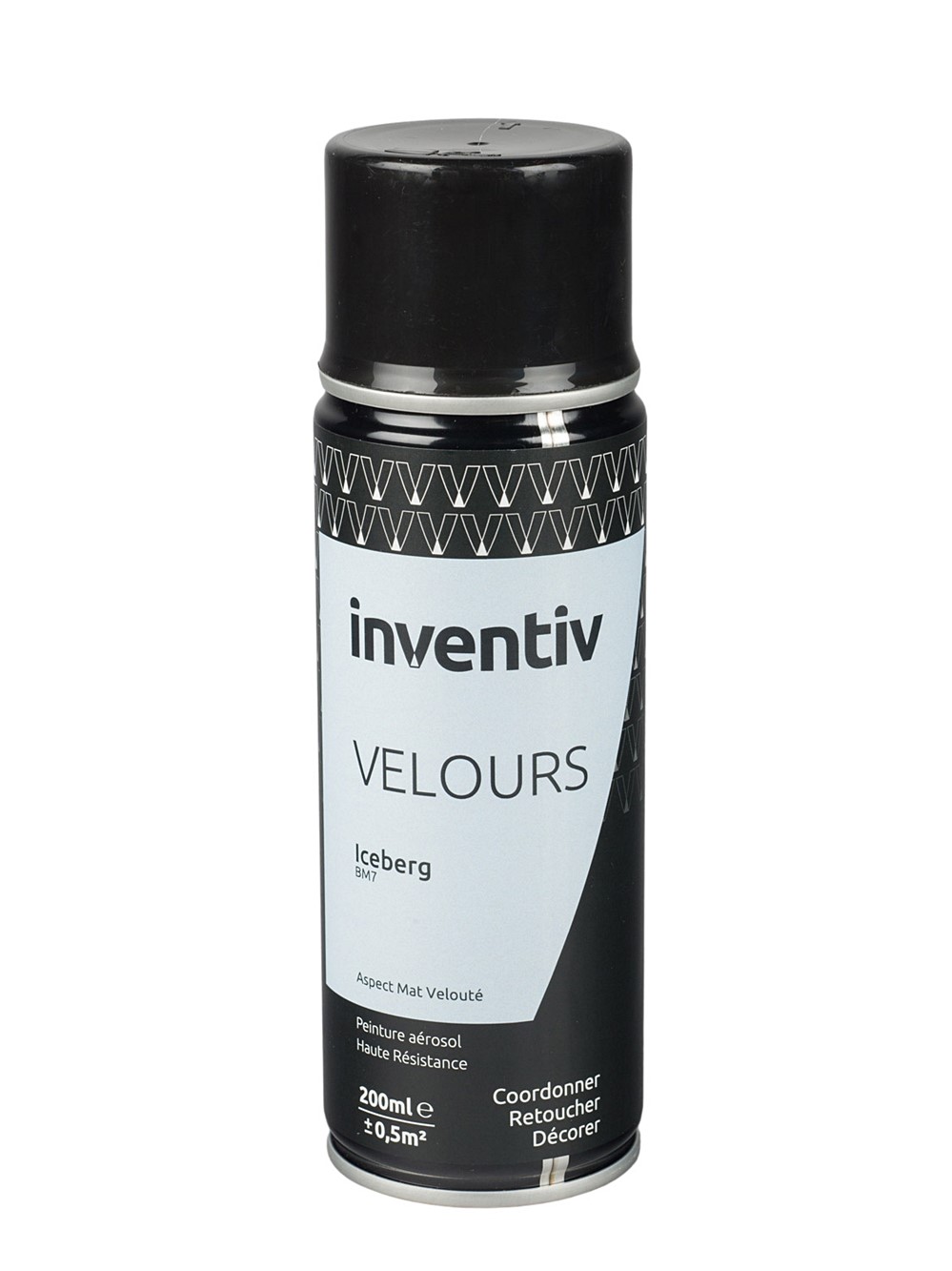 Peinture aérosol Velours 200ml Iceberg BM7 - INVENTIV