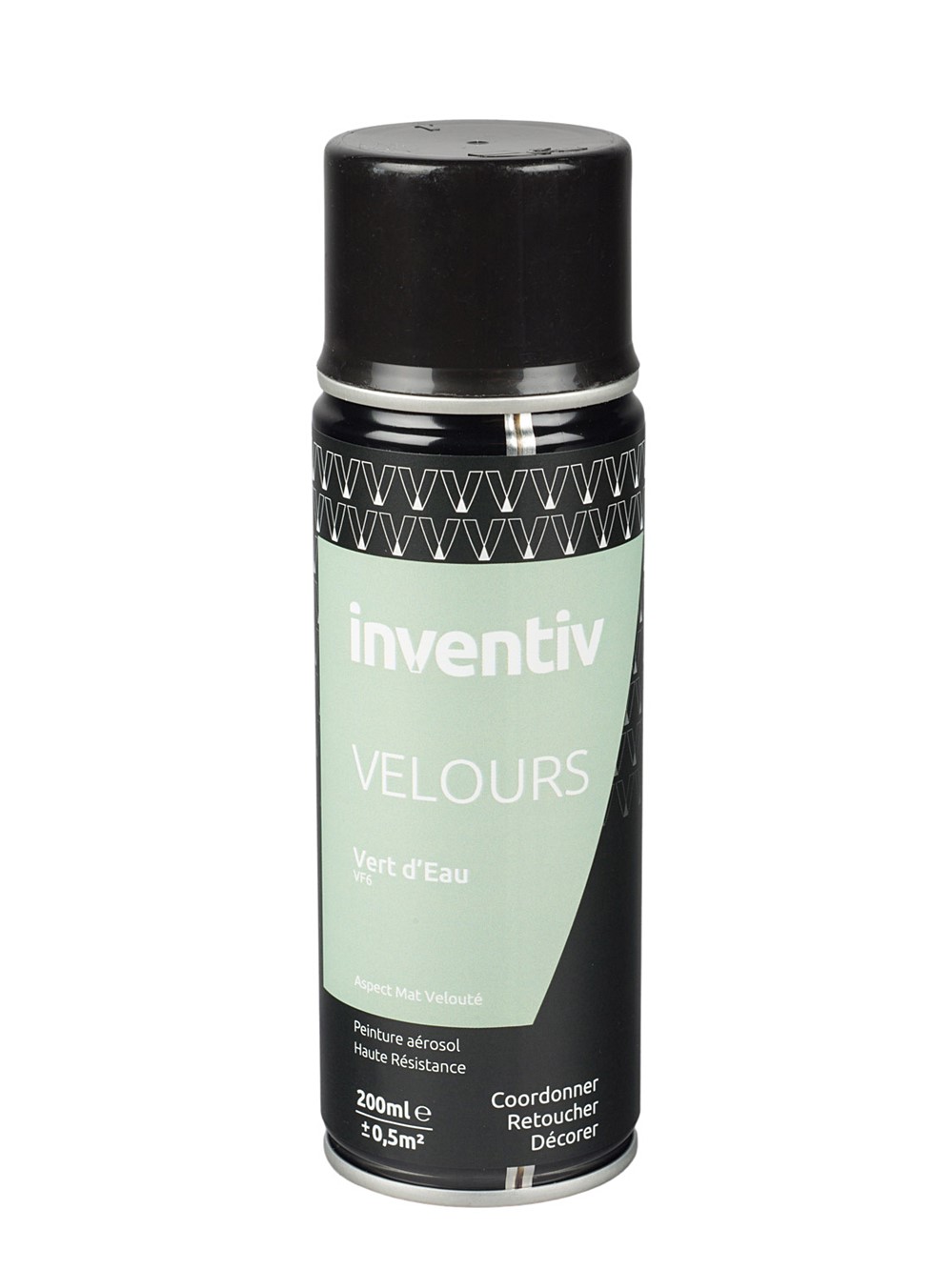 Peinture aérosol Velours 200ml Vert d'eau VF6 - INVENTIV