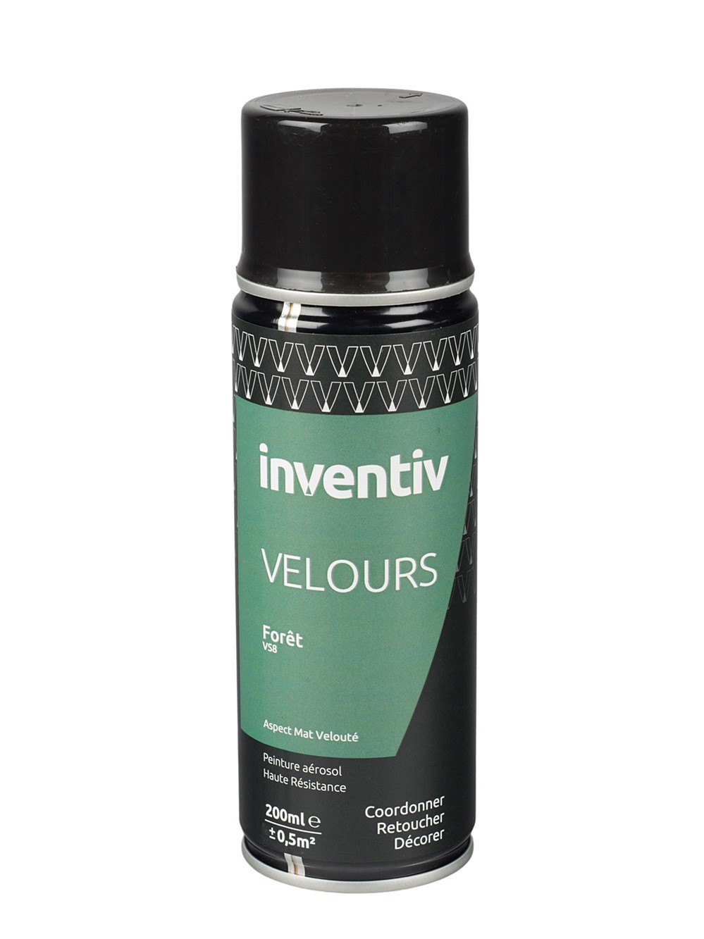 Peinture aérosol Velours 200ml Forêt VS8 - INVENTIV