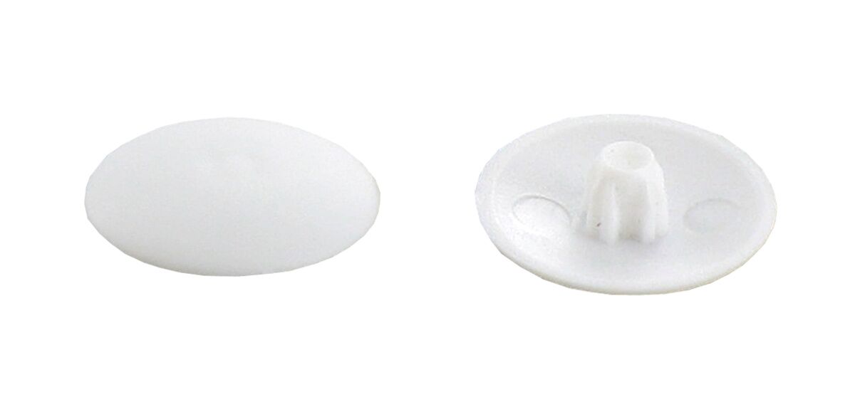 30 cache vis plastique blanc, - INVENTIV