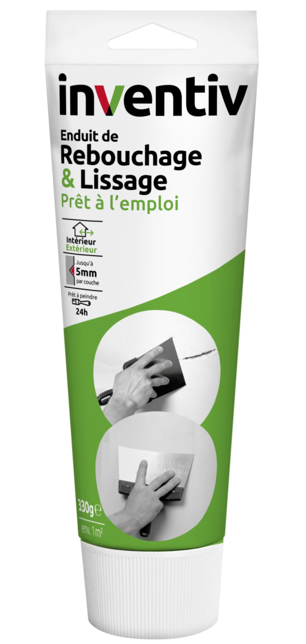 Enduit Rebouchage et Lissage pâte 300g - INVENTIV