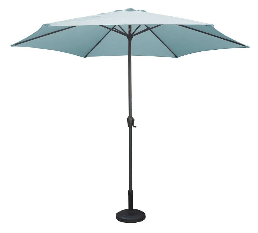 Parasol droit Chypre III Ø3m bleu island - INVENTIV