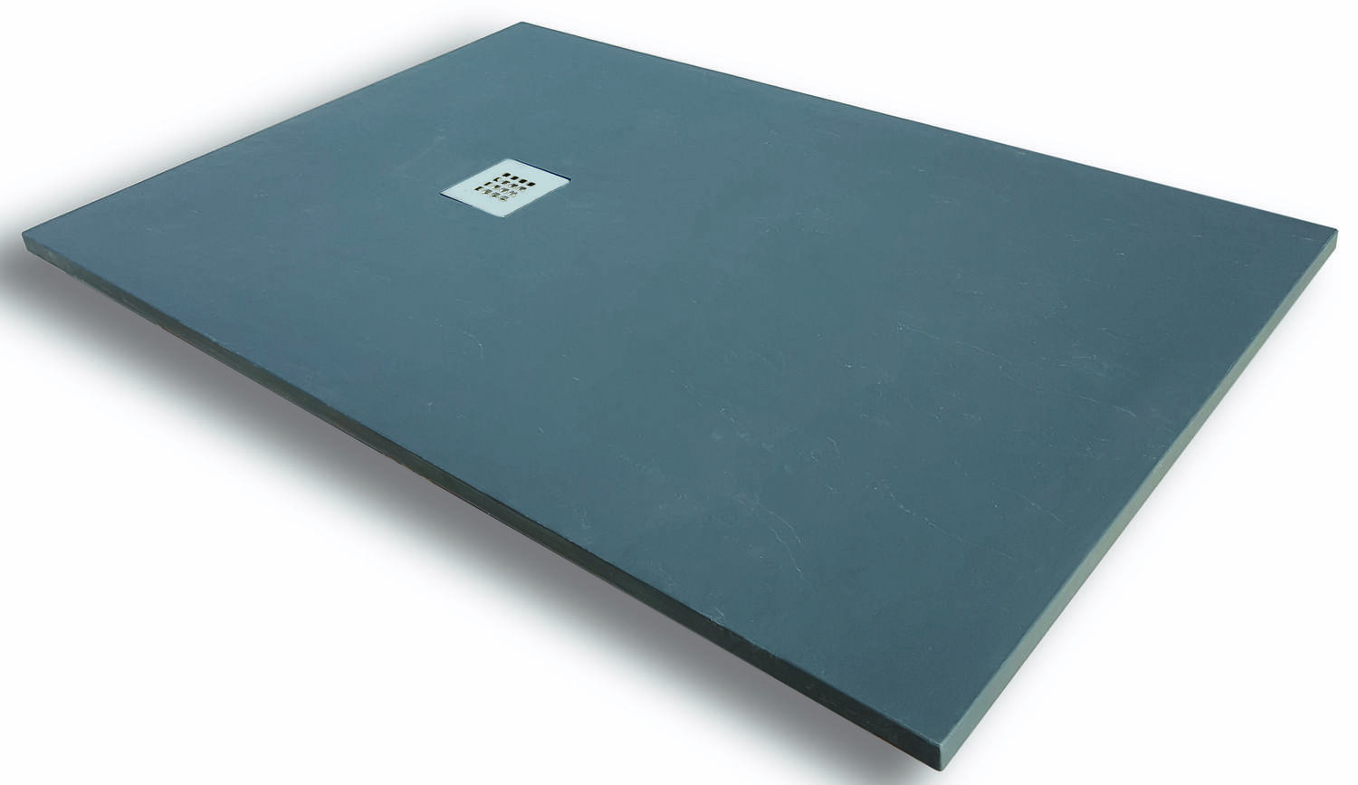 Receveur extra plat Mia 140x90x3cm Graphite Texture ardoise - INVENTIV