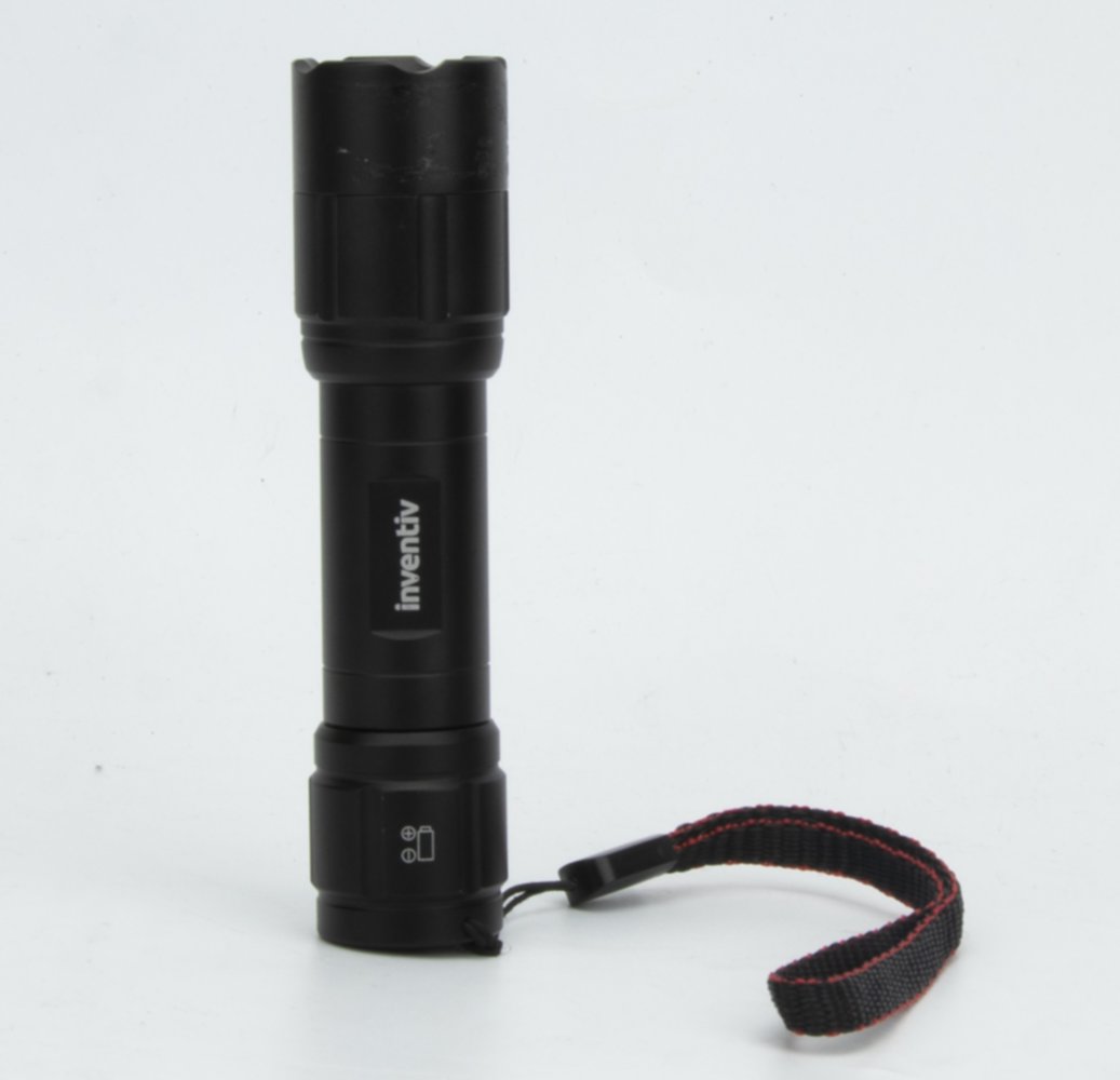 Lampe torche à piles LED IPX4 120 lumens - INVENTIV