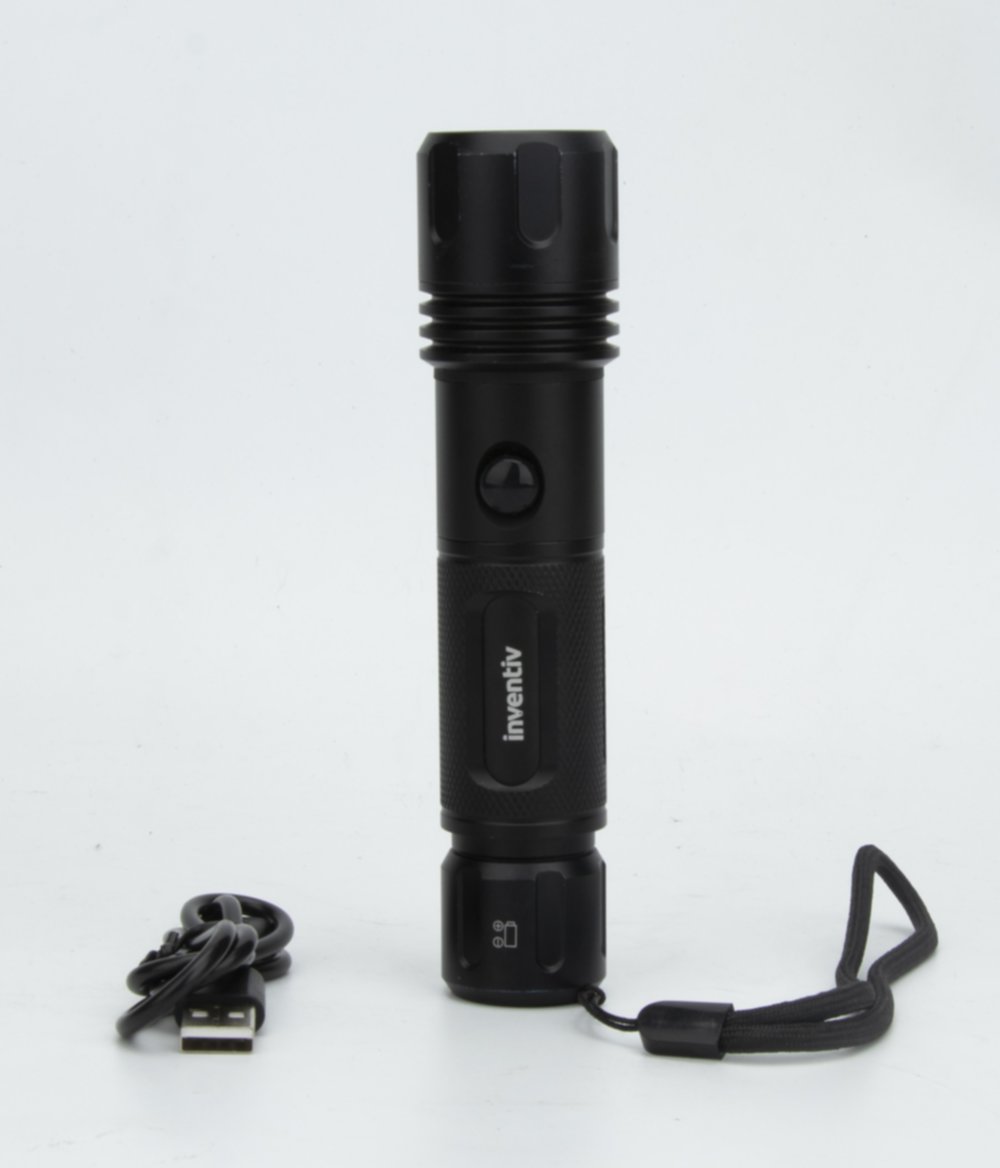 Lampe torche rechargeable LED 500 lumens - INVENTIV