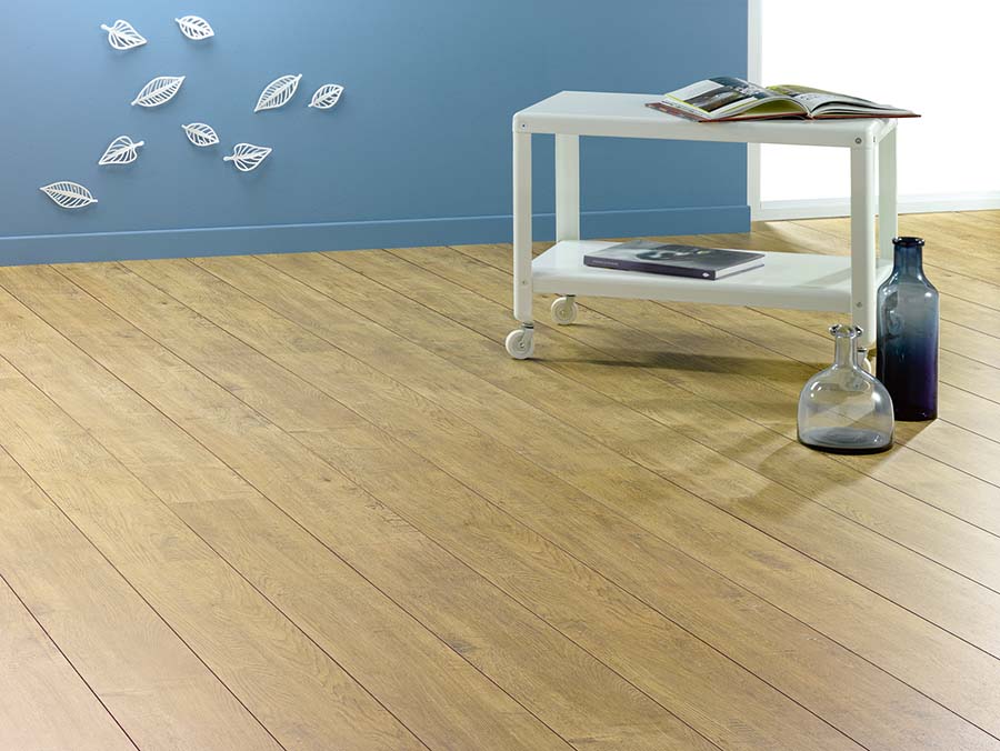 Revêtement de sol stratifié Solclic 1033 Oxford 4 chanfreins 10 mm 128,6x17,2cm - INVENTIV