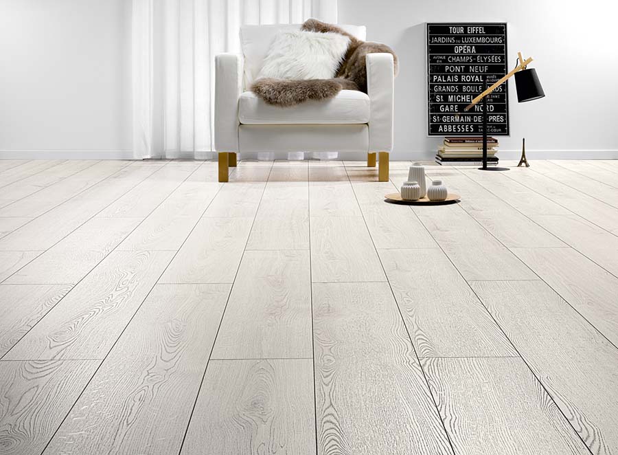 Revêtement de sol stratifié Solclic 1033 Ginger 4 chanfreins 10 mm 128,6x17,2cm - INVENTIV