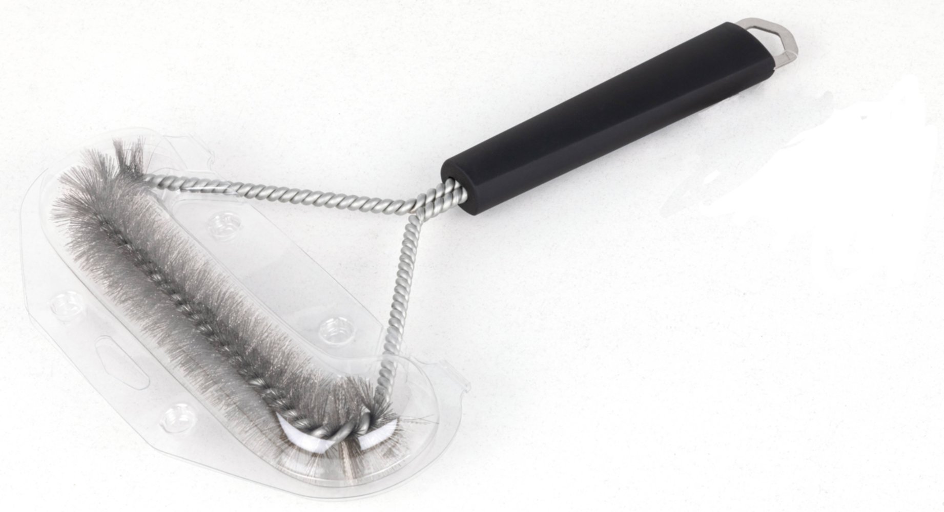 Brosse en T pour barbecue inox 29,5cm - INVENTIV