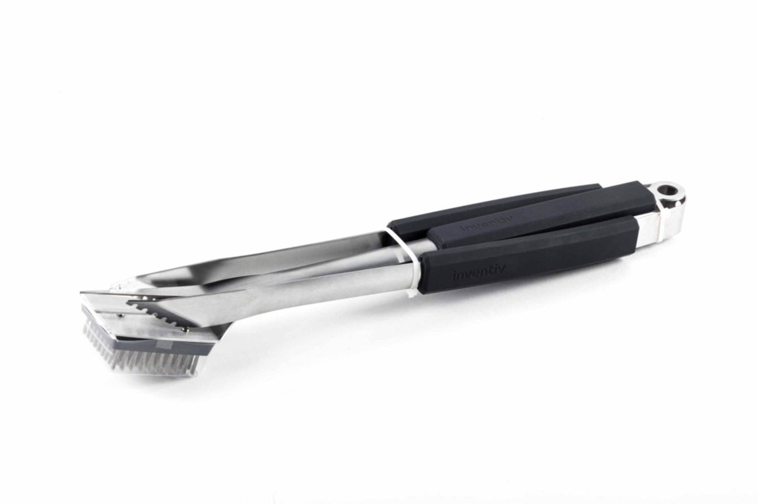 Set Barbecue 3 pièces (pince + fourchette + brosse manche soft touch) - INVENTIV