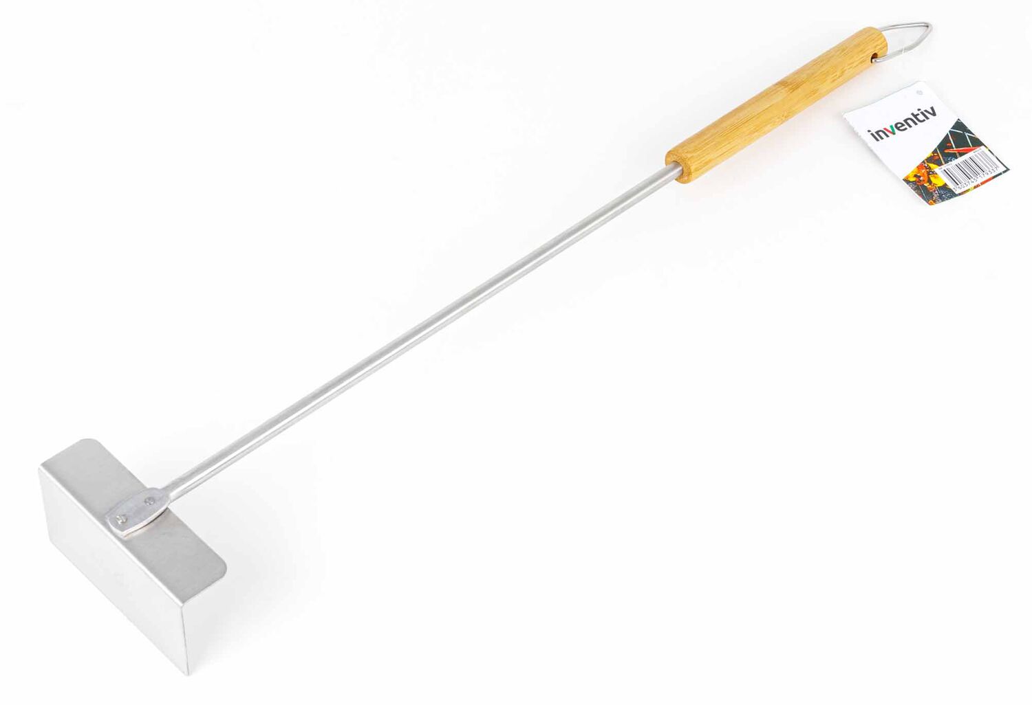 Tisonnier inox 50cm manche bambou - INVENTIV