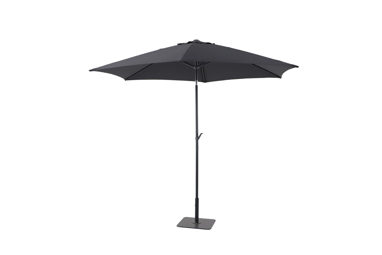 Parasol droit Solia Ø3m Gris - INVENTIV