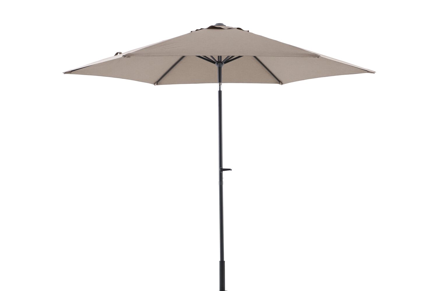 Parasol droit Solia Ø3m Taupe - INVENTIV