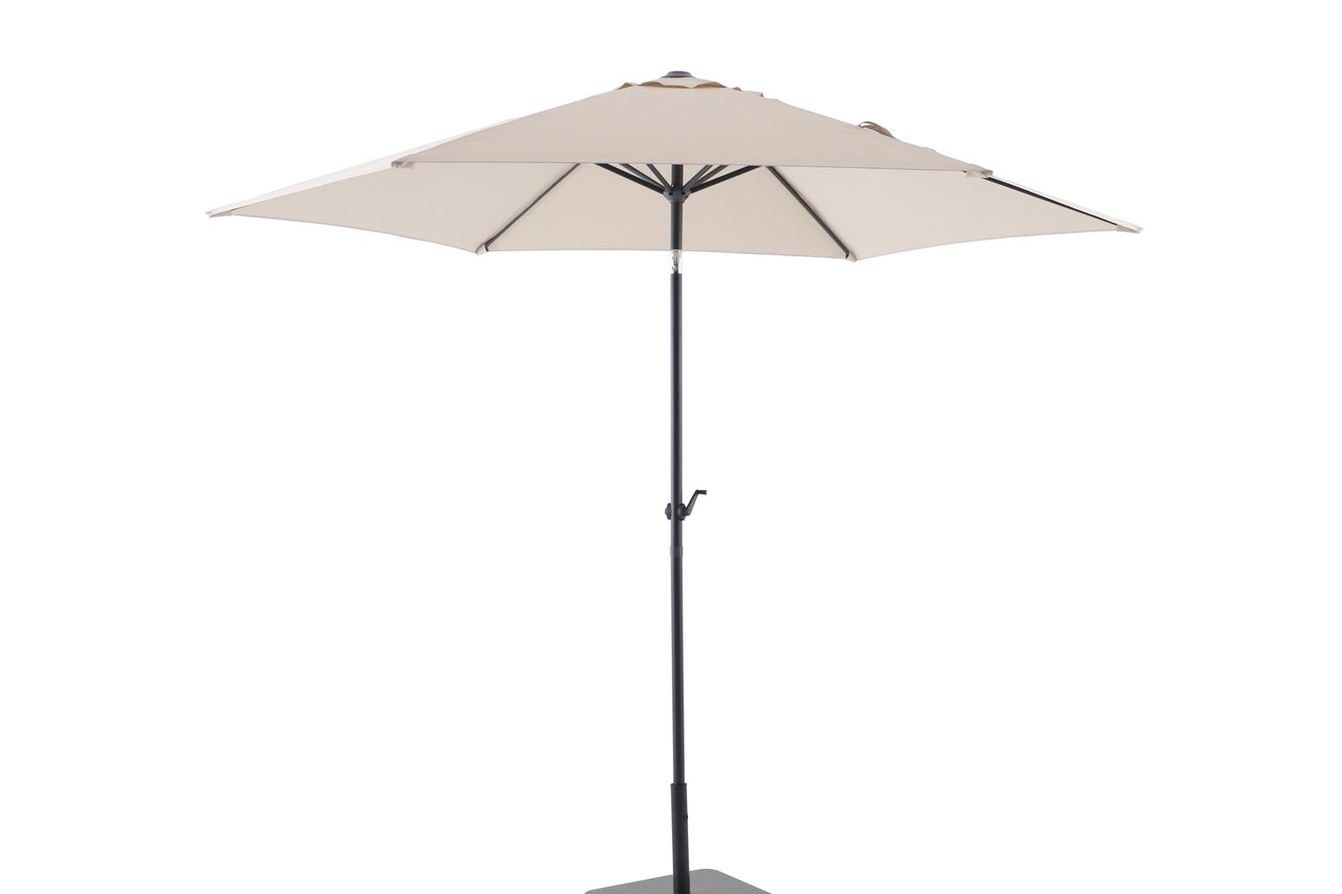 Parasol droit Solia Ø3m Beige - INVENTIV