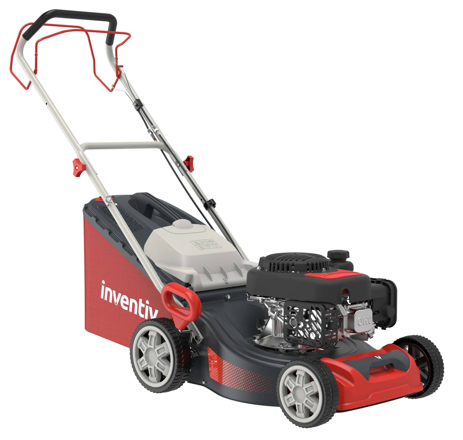 Tondeuse thermique tractée 41cm 123cm³ - INVENTIV