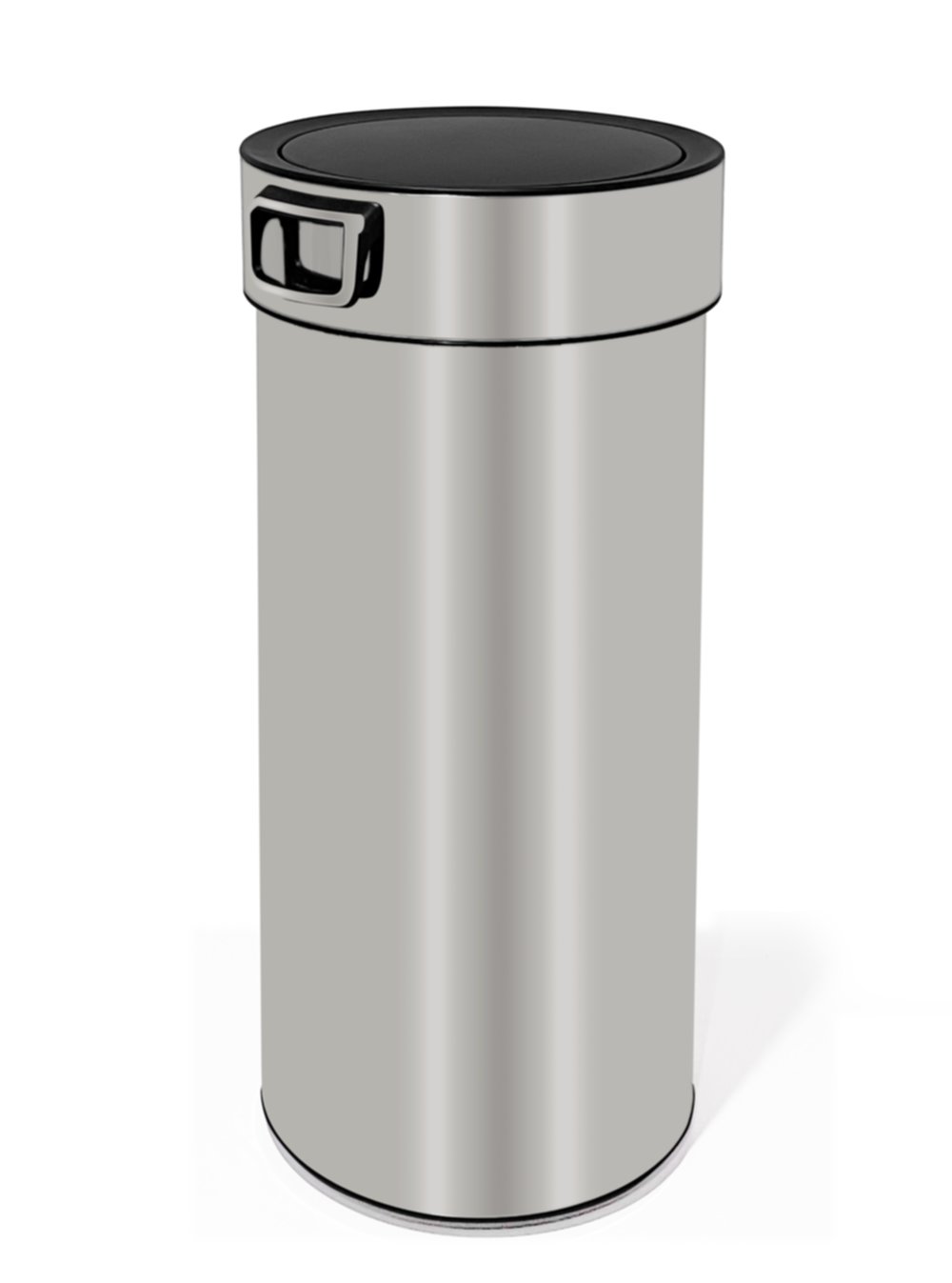 Poubelle de cuisine Push 30L Satin - INVENTIV
