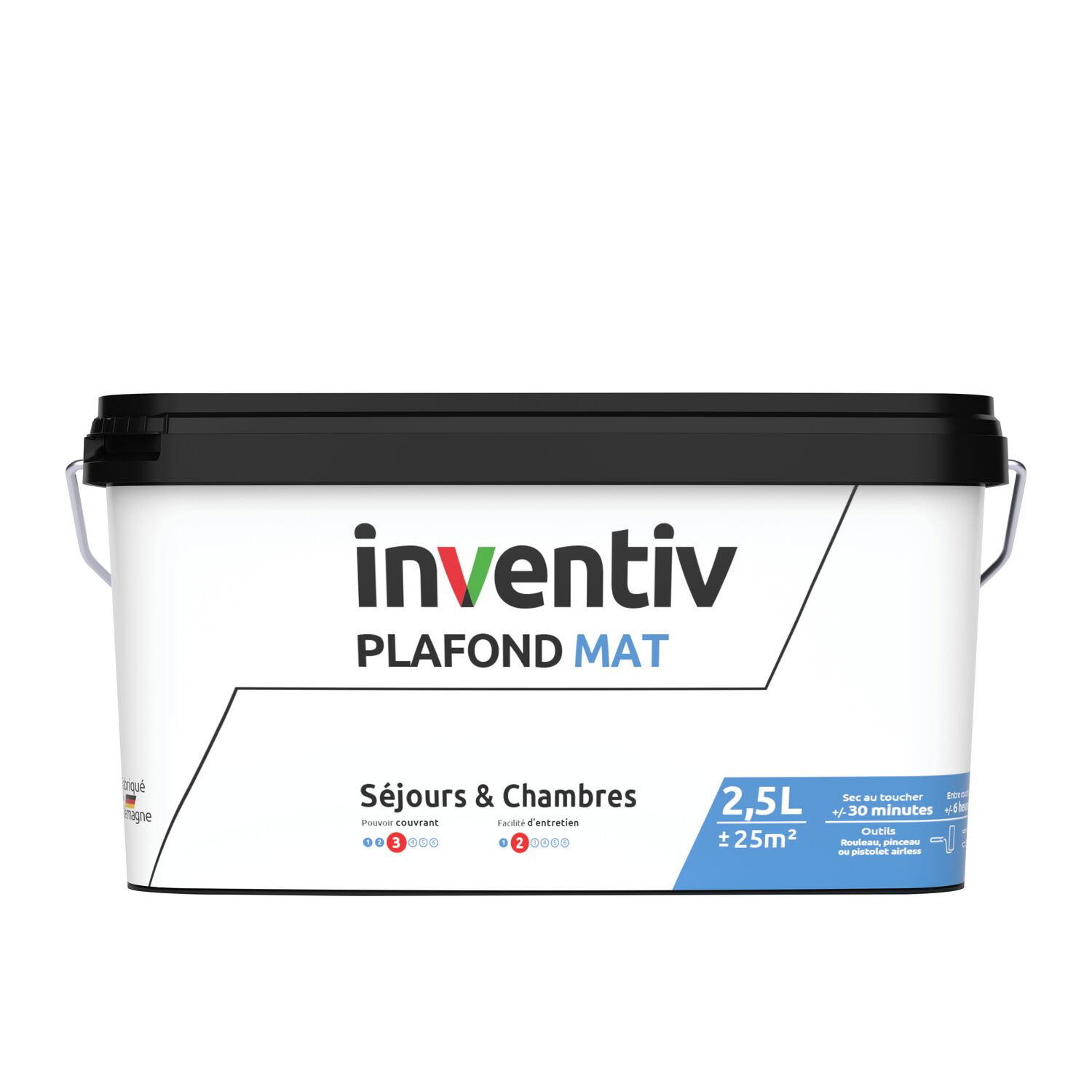 Peinture plafond Séjours & chambres mat 2,5L  - INVENTIV
