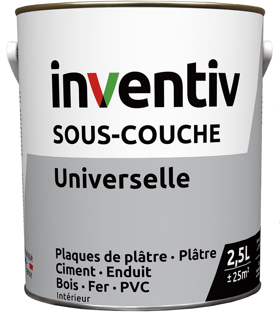 Sous-couche universelle Blanc mat 2,5L - INVENTIV