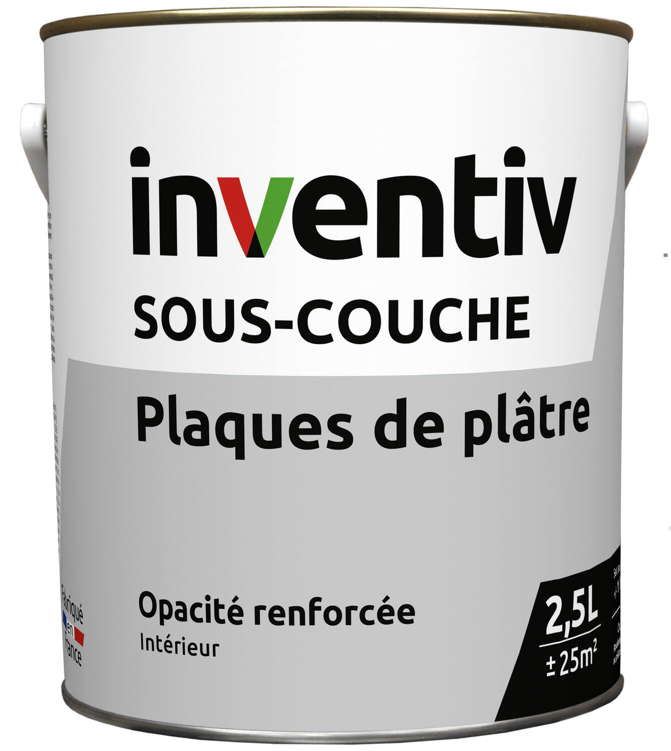 Sous-couche plâtre pro 2,5L - INVENTIV