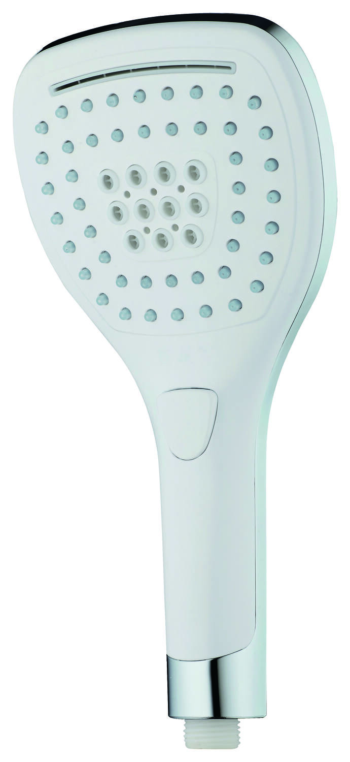 Douchette 3 jets Davy ABS chromé/blanc - INVENTIV