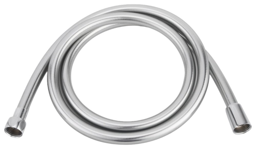 Flexible de douche argent PVC 1,5 m - INVENTIV