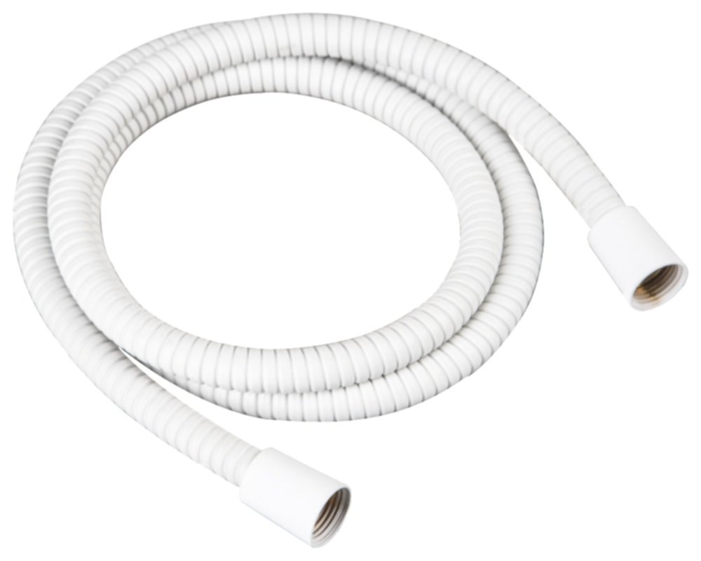 Flexible de douche Blanc mat PVC 1,75 m - INVENTIV