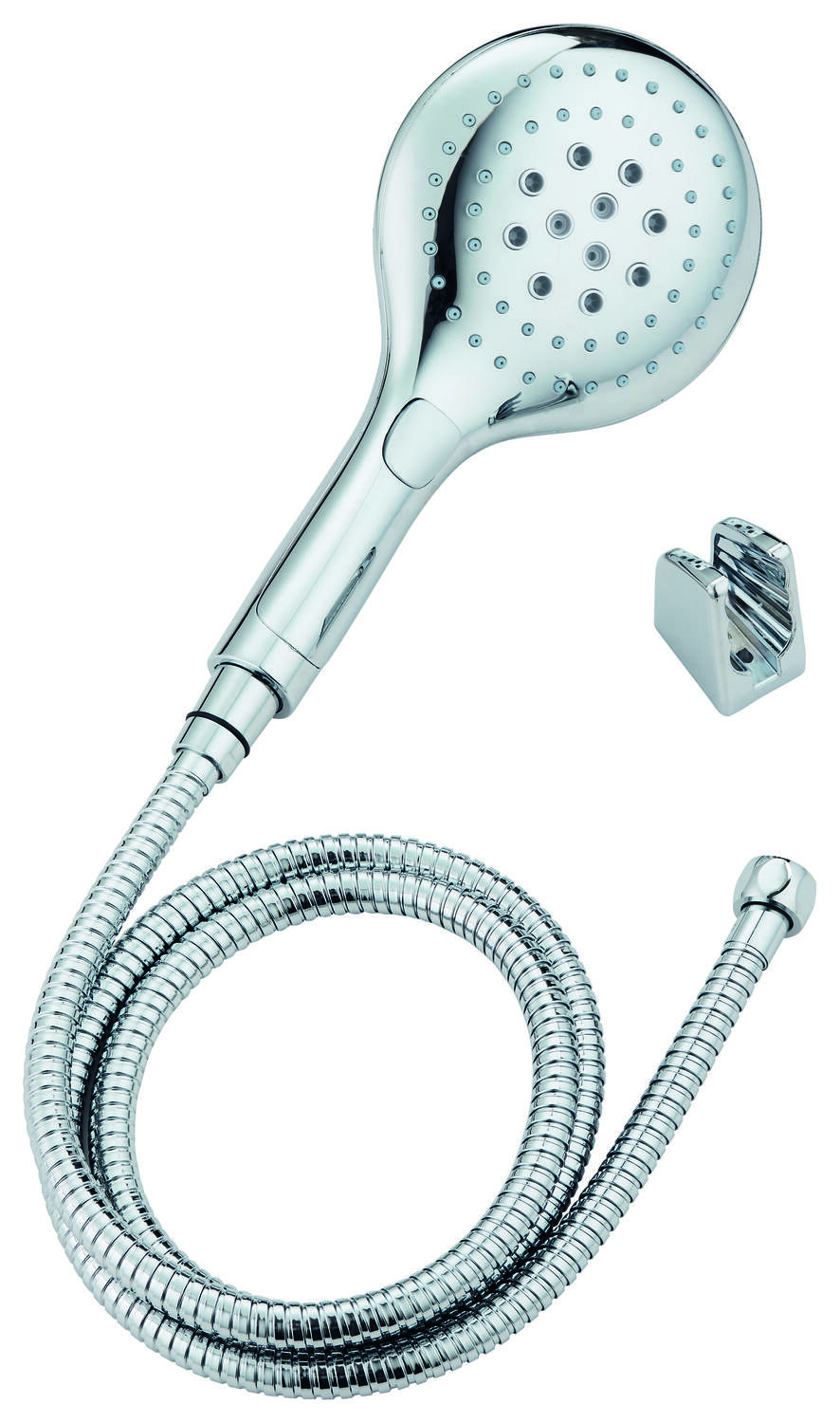 Duo douchette + support NF Tela chromé 3 jets 1,5m - INVENTIV