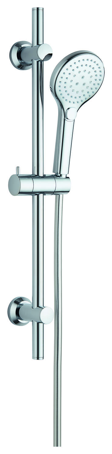 Barre de douche Trio Noa 3 jets 1,5m chromé - INVENTIV