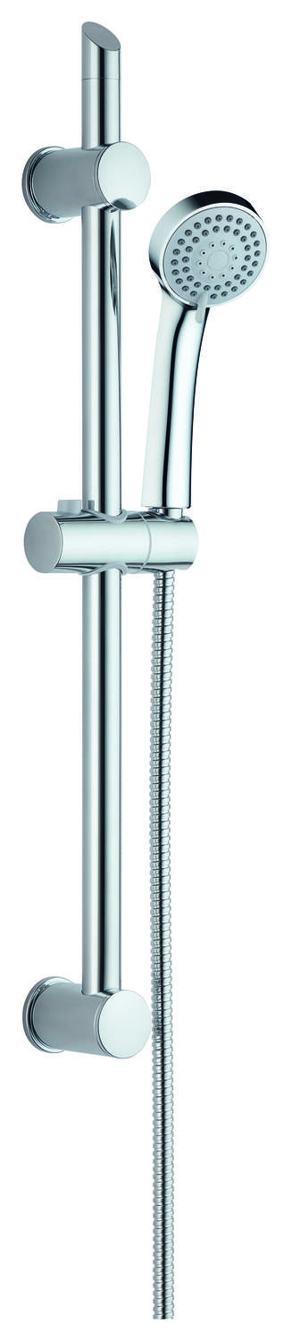 Trio douchette 3 jets Peri chrome flex inox 150 cm - INVENTIV