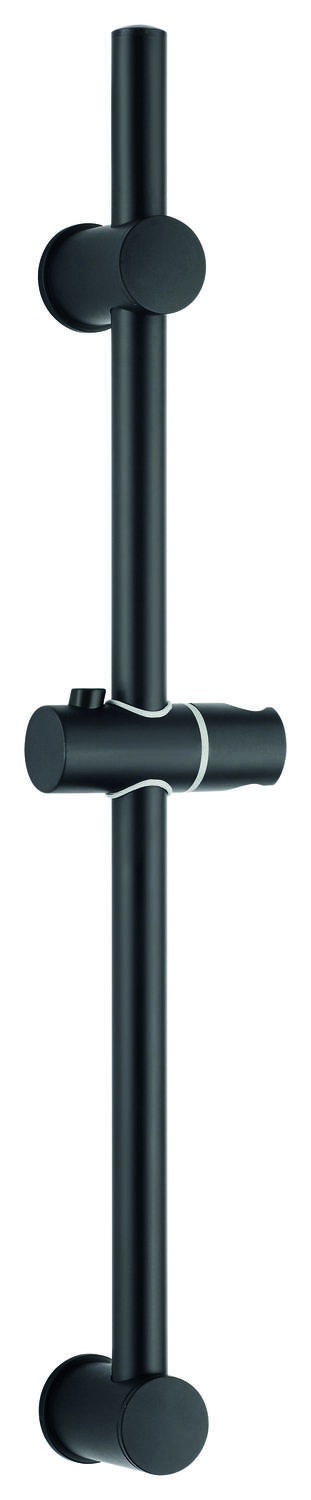 Barre de douche noir mat inox 25mm - INVENTIV