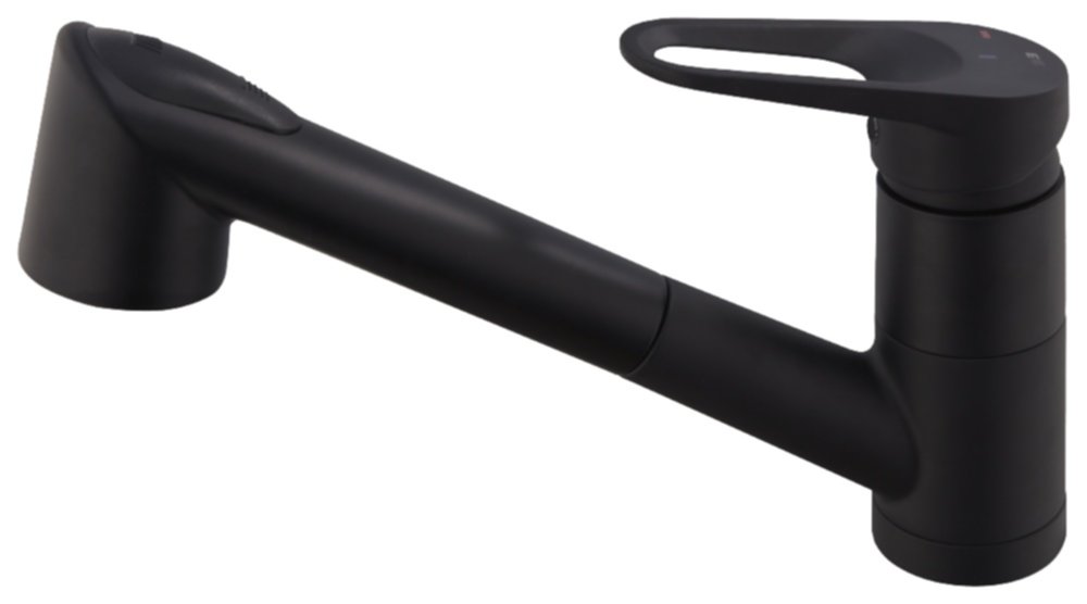 Mitigeur d'évier Douchette Tokyo noir mat - INVENTIV