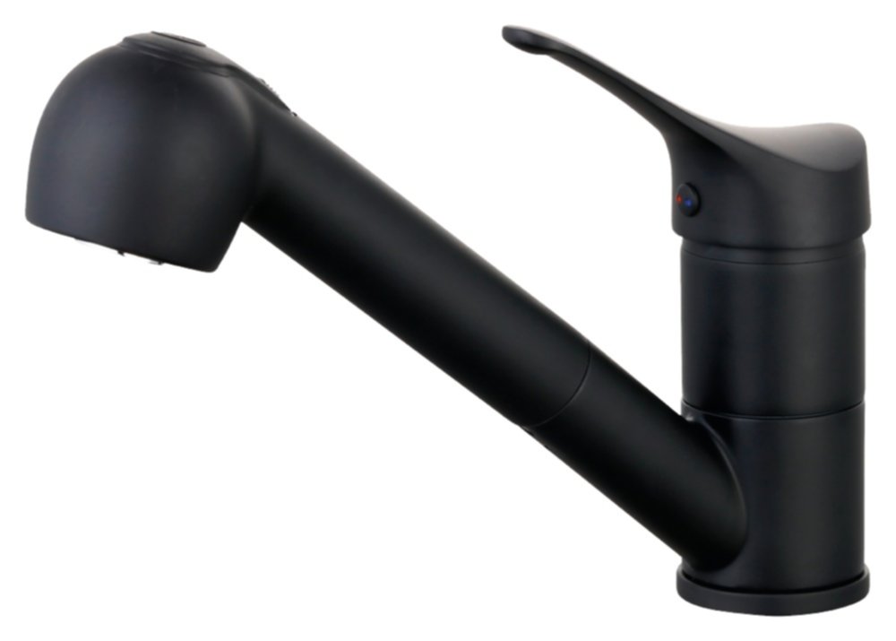 Mitigeur d'évier Douchette Belem noir mat - INVENTIV