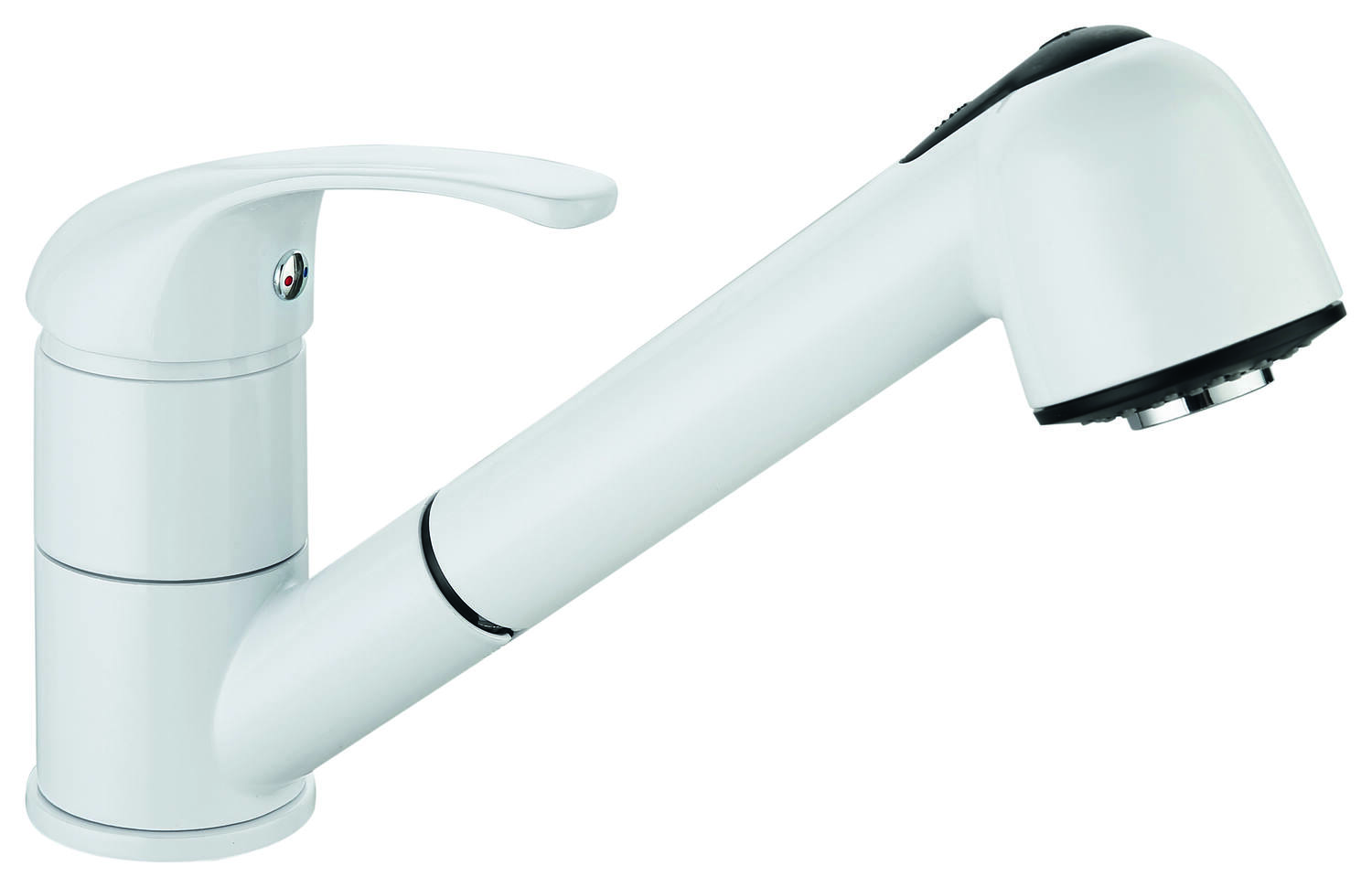 Mitigeur évier douchette Kala blanc - INVENTIV