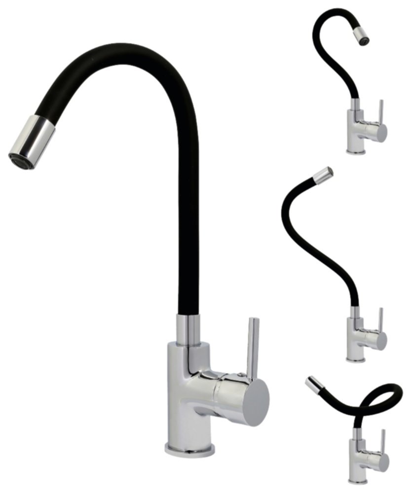 Mitigeur évier mémoire Moovy noir - INVENTIV