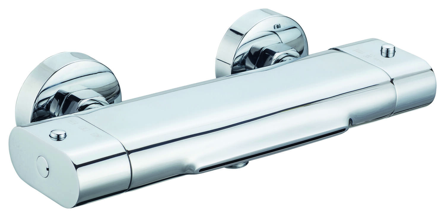Thermostatique bain/douche Carlo chromé - INVENTIV