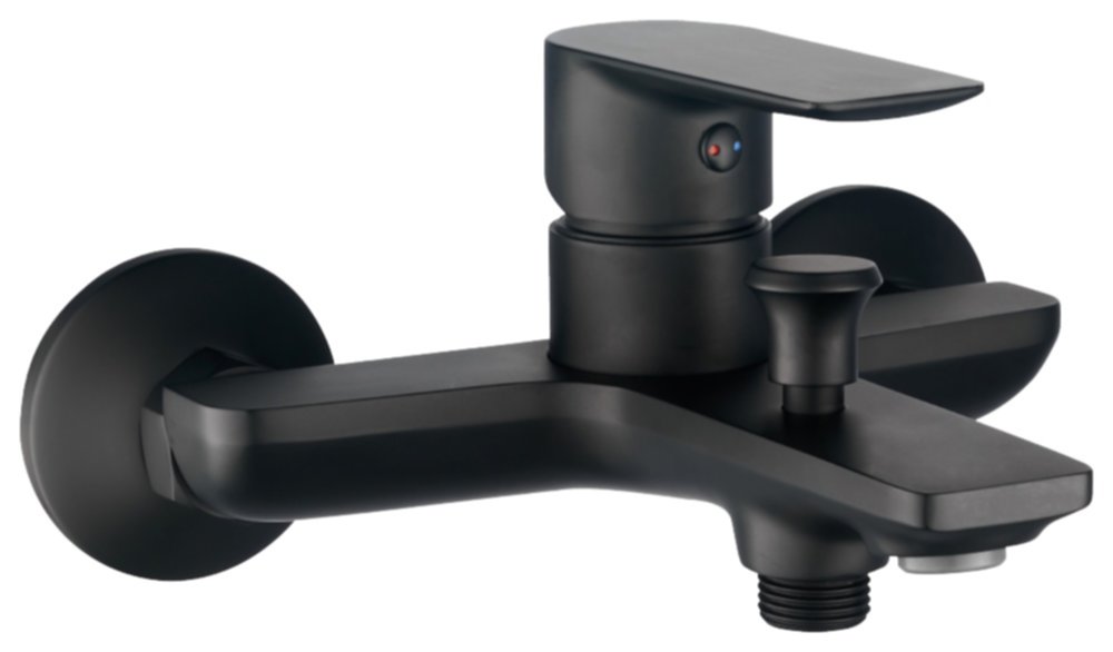 Mitigeur bain/douche Bali noir - INVENTIV