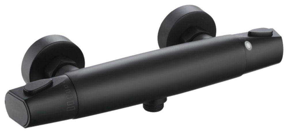 Thermostatique douche Alloa noir mat - INVENTIV