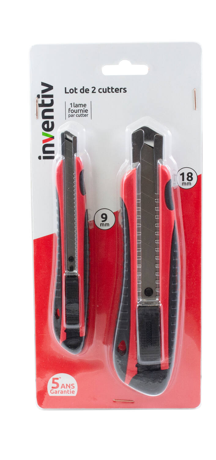 2 cutters à lames sécables 9/18 mm - INVENTIV
