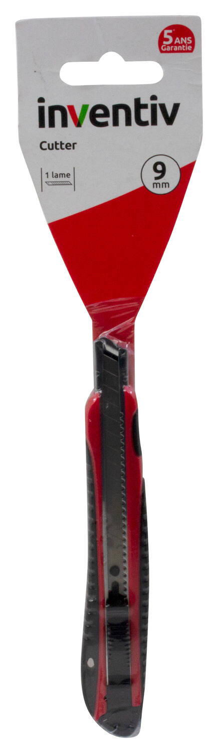 Cutter lames sécables 9 mm - INVENTIV