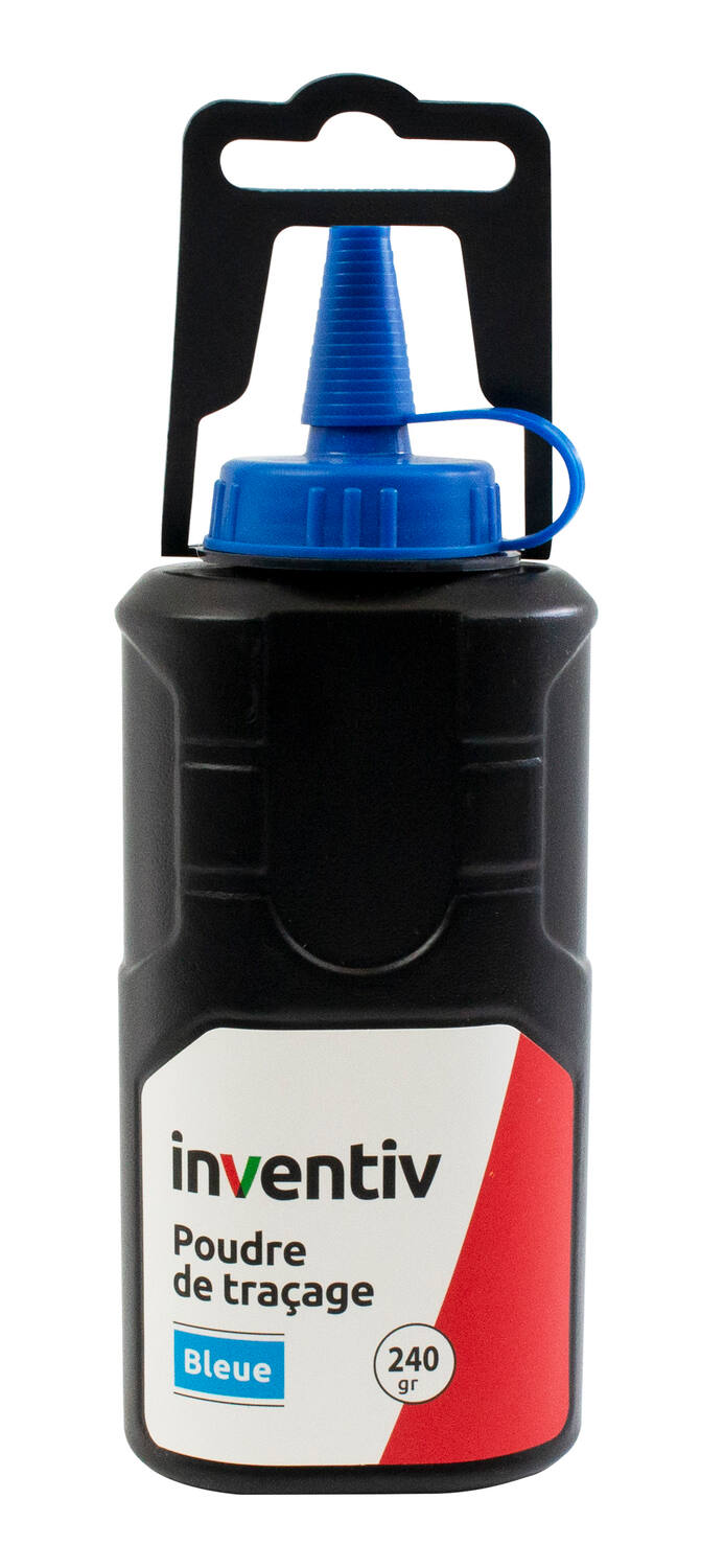 Poudre à tracer bleue 240 g - INVENTIV