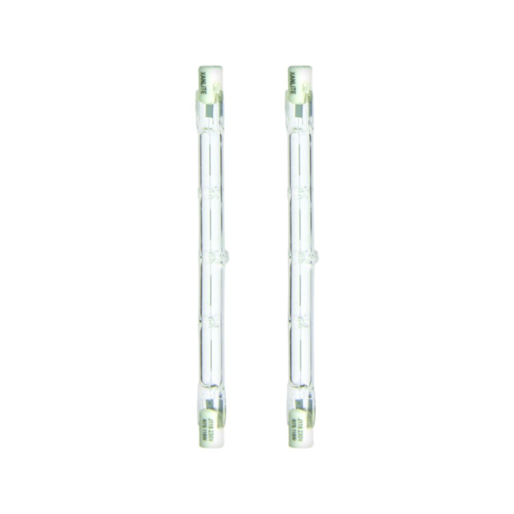 2 ampoules R7S Halo 2200Lm 118W 2900K Blanc chaud - INVENTIV