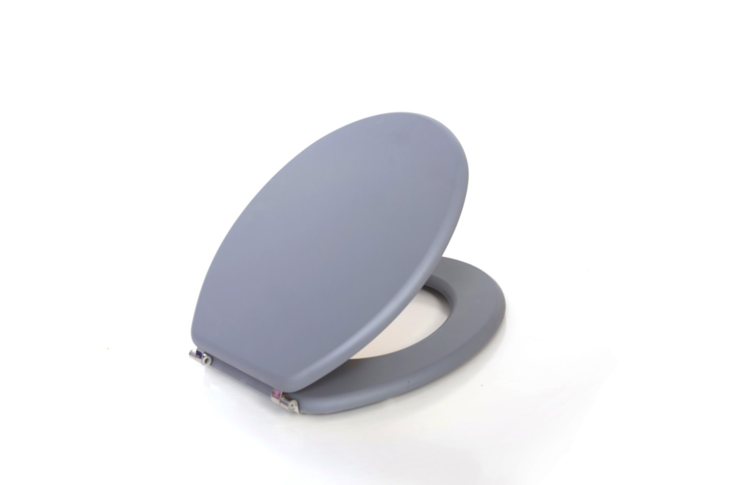 Abattant WC bois MDF LEA gris mat - INVENTIV