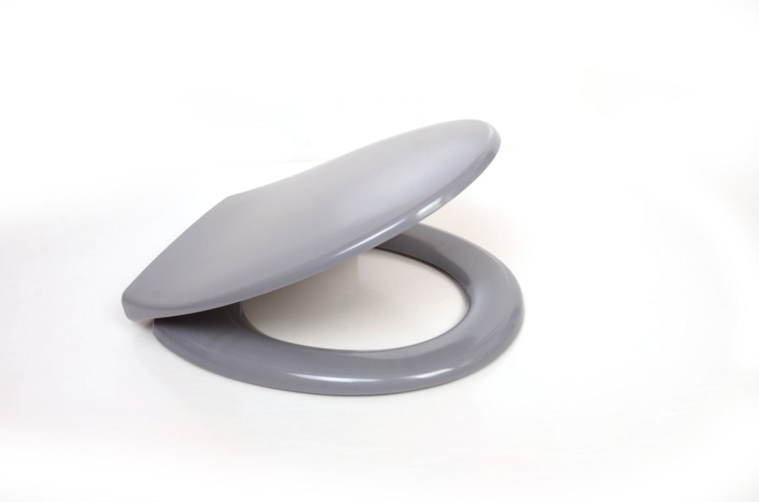 Abattant WC Thermodur Slowclip Inox Gris - INVENTIV