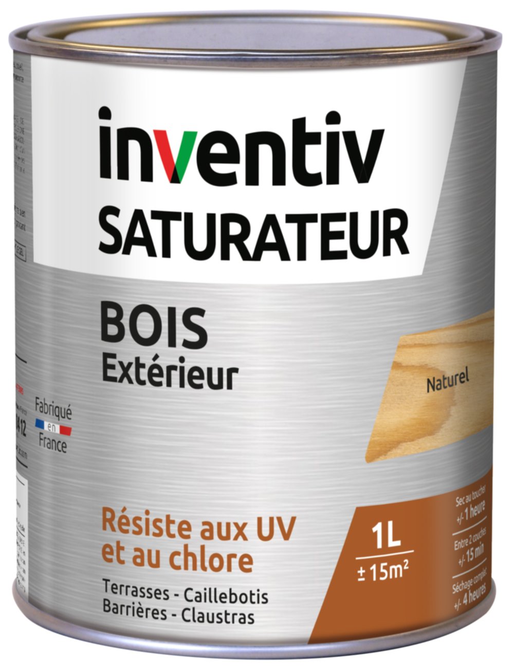 Saturateur terrasse bois incolore 5 L+20% - INVENTIV