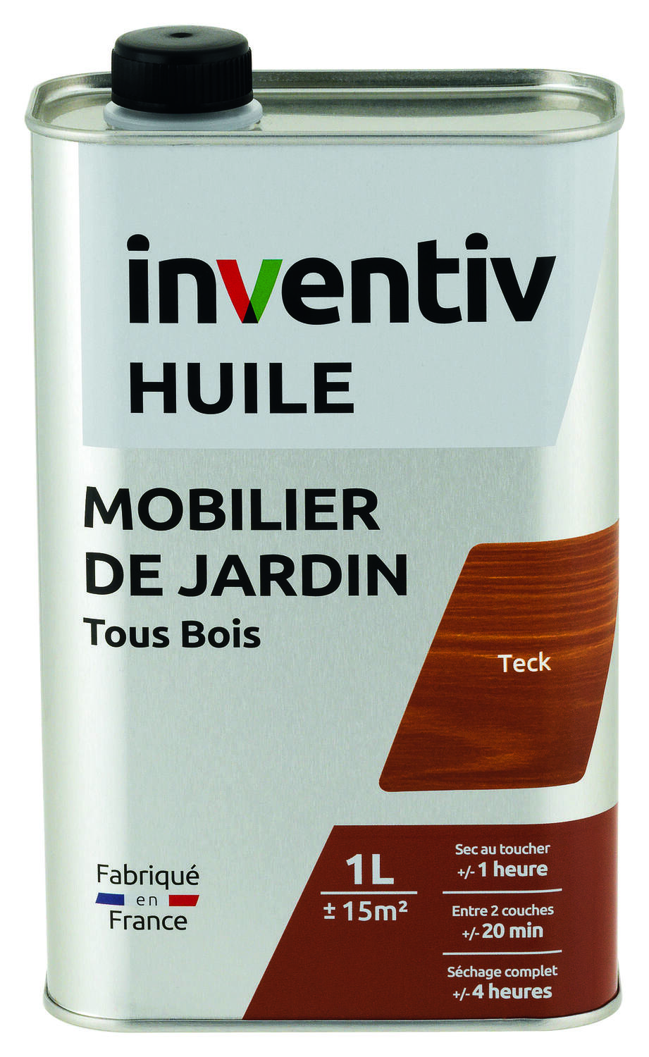 Huile mobilier extérieur teck 1 L - INVENTIV