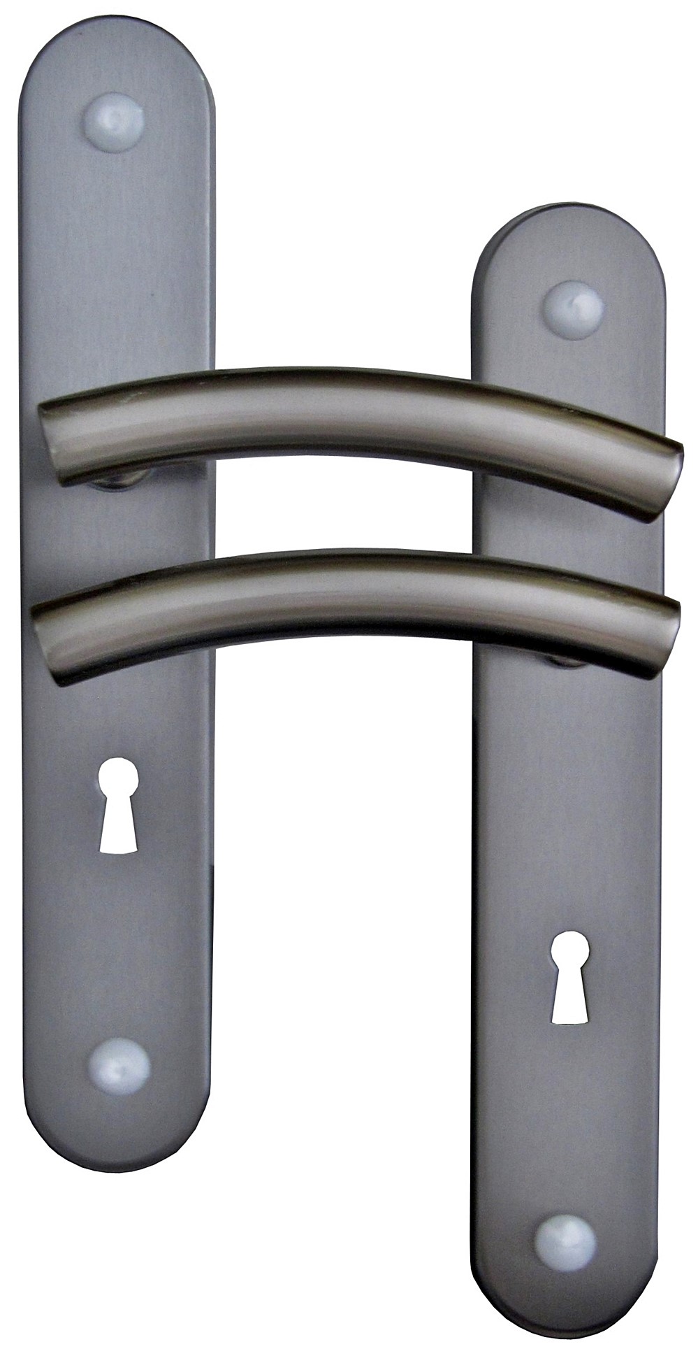 Poignées de porte trou clé Josy + zamak nickelé - B BEAUTY