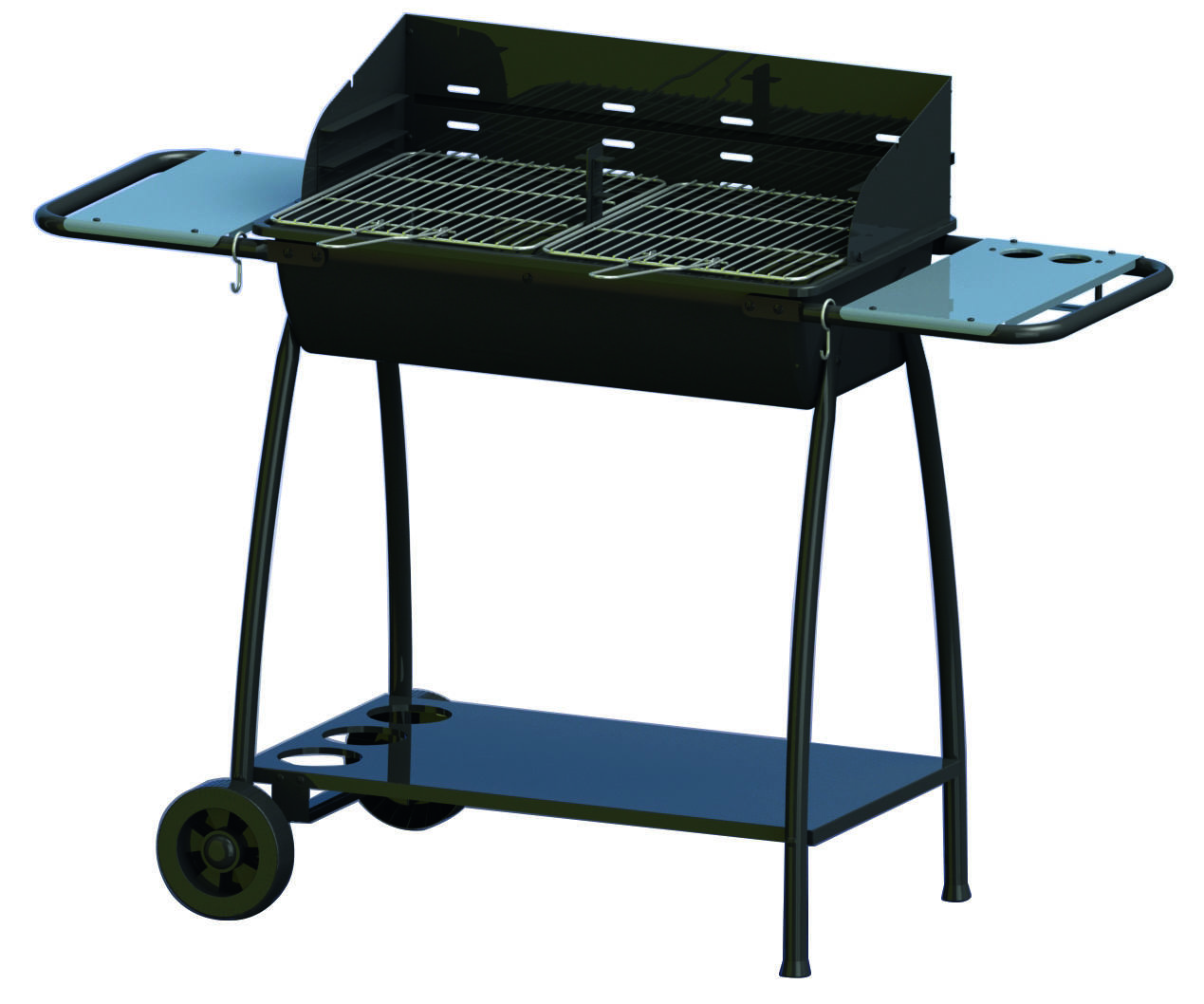 Barbecue charbon acier Okmo - INVENTIV