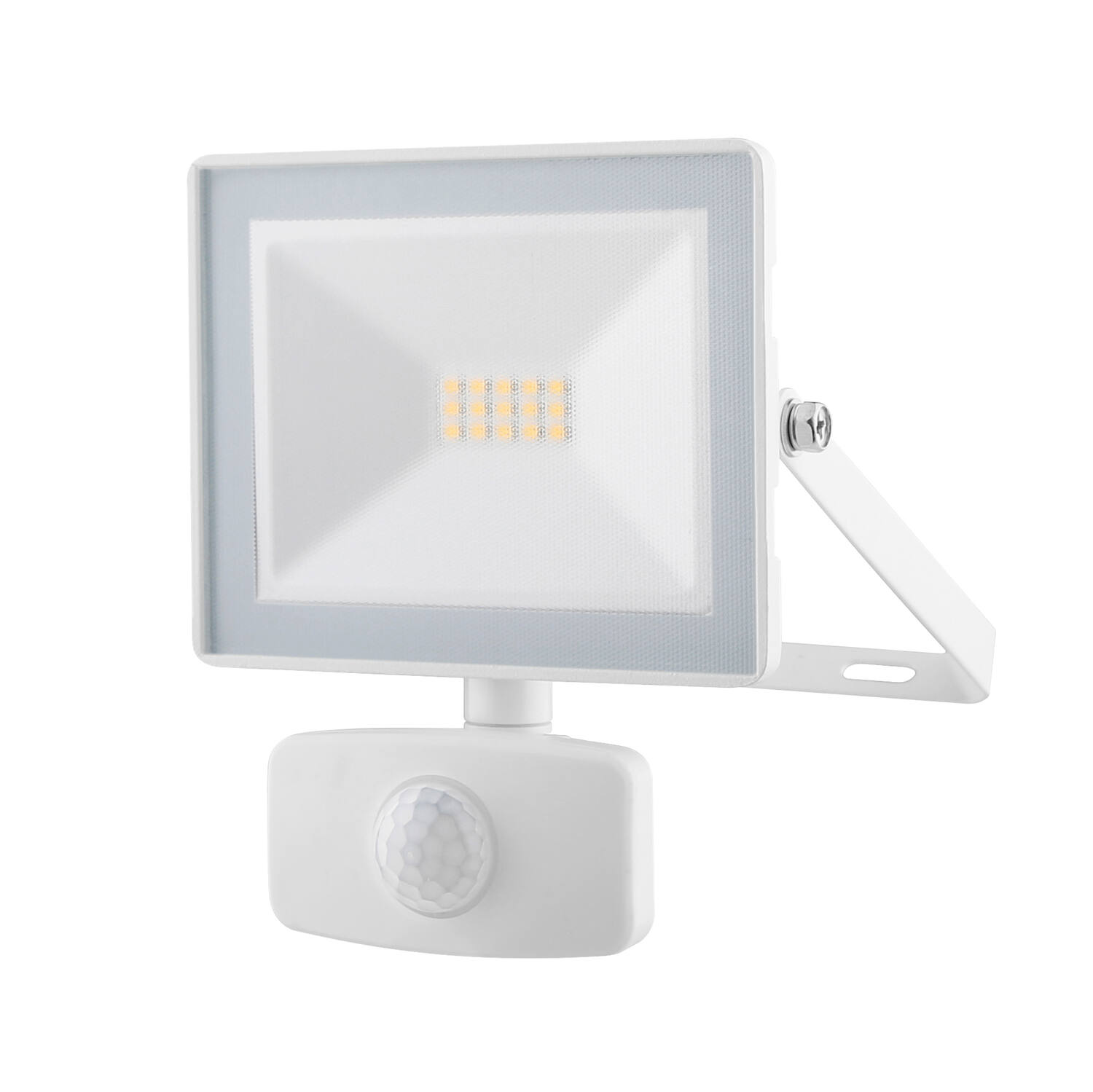 Projecteur LED extérieur à détection Héra 2 10W blanc - INVENTIV