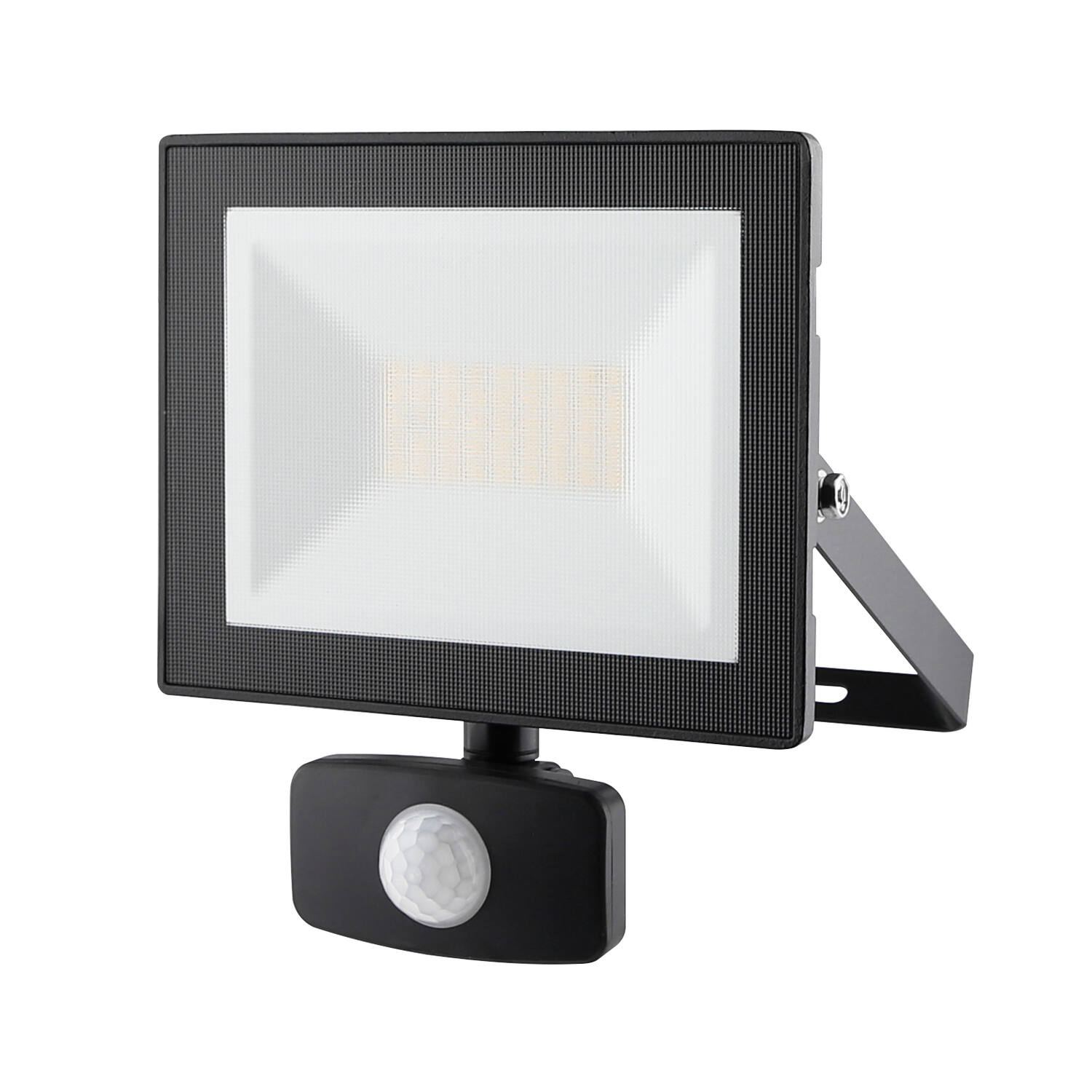 Projecteur LED extérieur à détection Héra 2 30W noir - INVENTIV